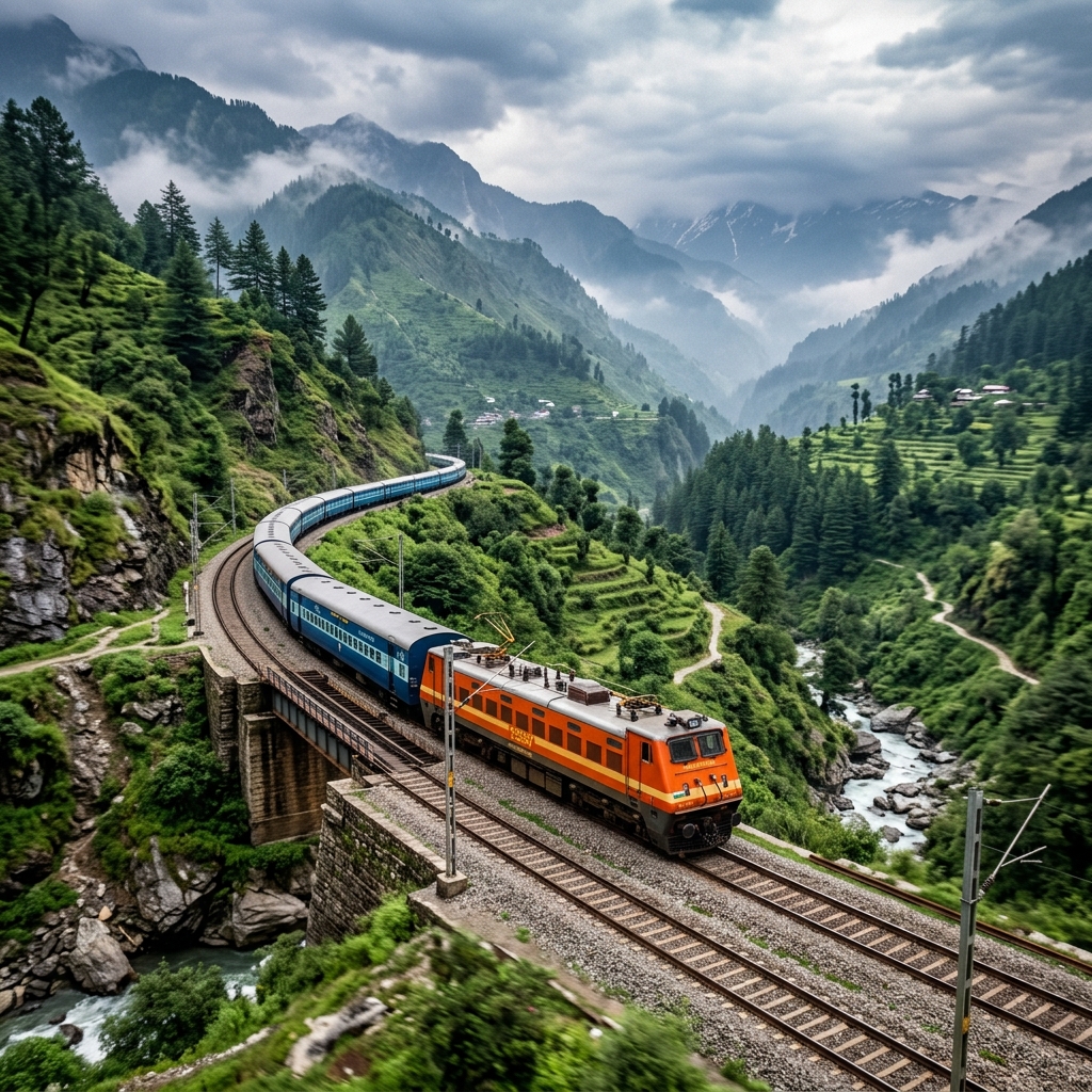 Indian Railway Train Journey